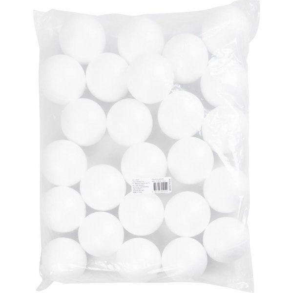 Piepschuim bolletjes - wit - Ø8 cm - 25 st Piepschuim bolletjes - wit - Ø8 cm - 25 st