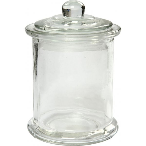 Glazen pot met deksel - 10 st