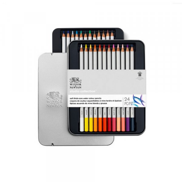 Winsor & Newton aquarelpennenset - 24 pennen
