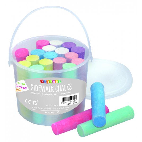 Straatkrijtjes 20-pack