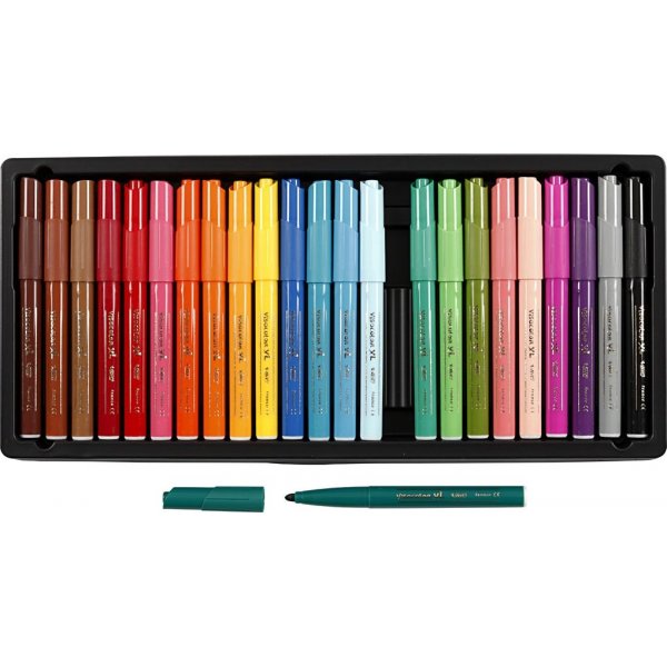 Visa Color Marker - 3 mm - Gemengde kleuren - 24 st