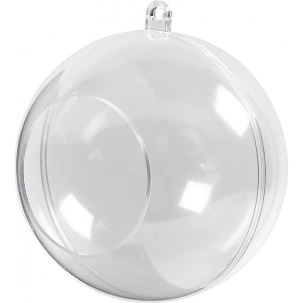 Decoratieve bal met gat - 8 cm - 5 st