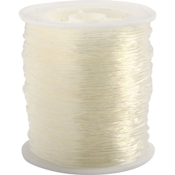 Elastisch sieradendraad - 1 mm - rond - 50 m