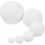 Flirtballen - wit - verschillende maten - 240 st