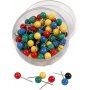 Kaartspelden - gemengde kleuren - 100 st