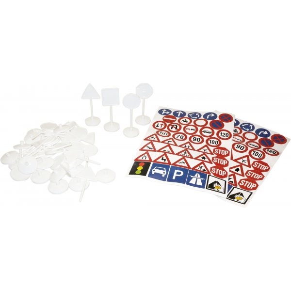 Verkeersborden en stickers