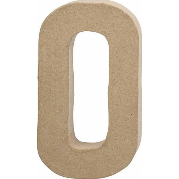 Kartonnen letter - O - 5 cm