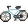 Parelbordjes - auto - vliegtuig - boot - tractor - bus en fiets - 6 st