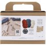 Mini DIY Kit Macram - Sleutelhangers