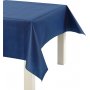 Stoffen imitatie tafelkleed - donkerblauw - 10 meter