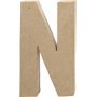 Kartonnen letter - N - 5 cm