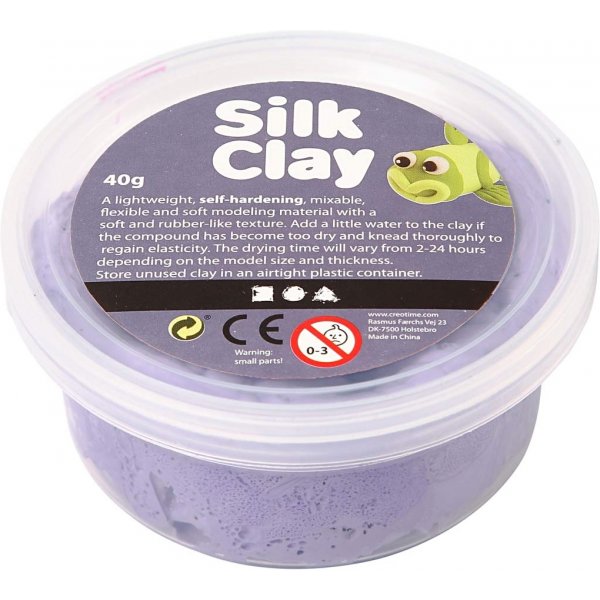 Silk Clay - paars - 40 gr