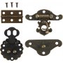 Minibeslag - antiek goud - 10 sets
