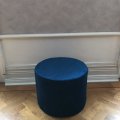 Klant imago Polyester fluweel 150 cm - Donkerblauw