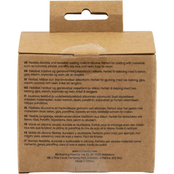 Siliconen mal - Vierkant met belletjes Siliconen mal - Vierkant met belletjes