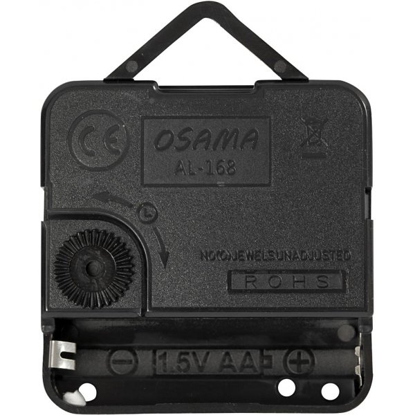 Uurwerk - 6 mm - zwart Uurwerk - 6 mm - zwart