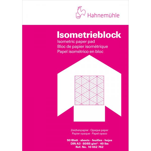 Millimeterblok Hahnemhle Isometrisch 80/85g