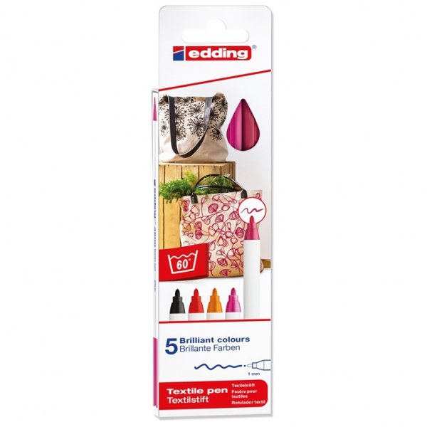 Edding 4600 Textiel - Warme kleuren