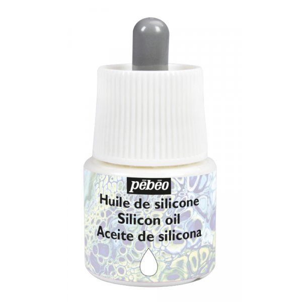 Acryl medium - Pebeo - Siliconenolie 45ml met pipet