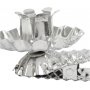 Lichtclips - verzilverd - 40 mm - 8 st