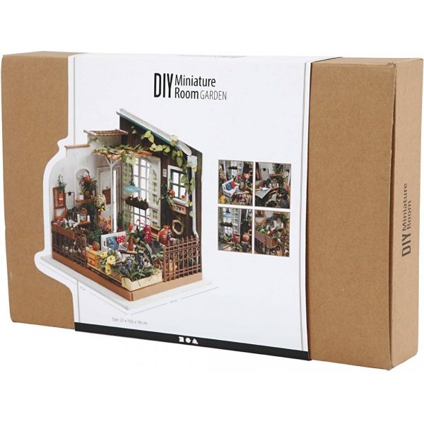 DIY miniatuurkamer - tuin