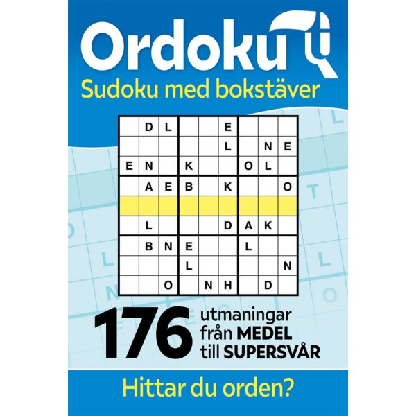 Ordoku: Sudoku met letters: 176 uitdagingen van gemiddeld tot super moeilijk