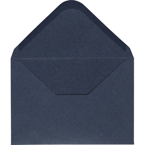 Envelop - blauw - 11,5 x 16 cm - 10 st