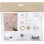 Mini DIY Kit Sieraden, Armband in bergkristal