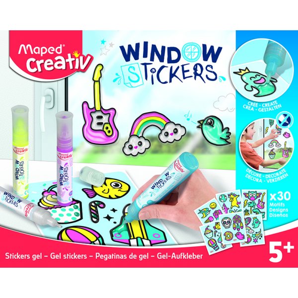 Kinderset - Maped - Raamstickers (5+ jaar)