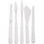 Spatels - wit - 5 st
