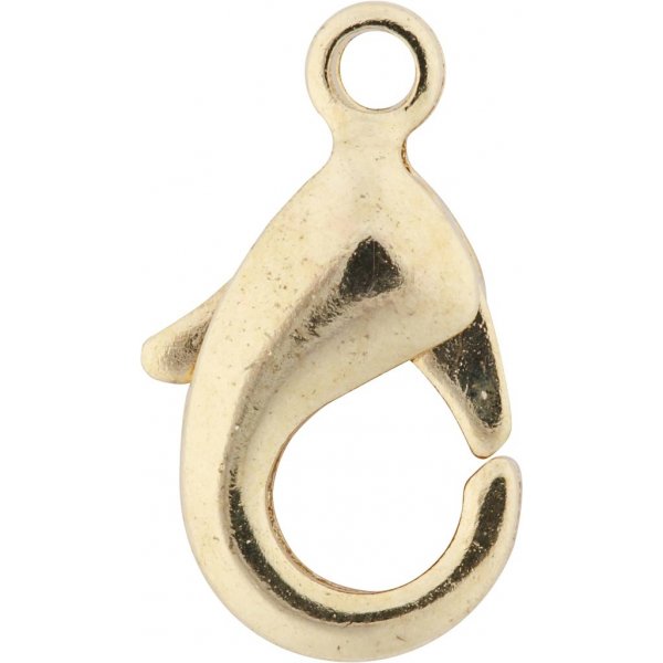 Karabijnhaak - verguld - 5 st Karabijnhaak - verguld - 5 st