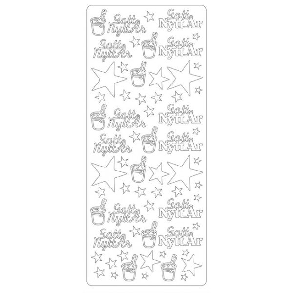 Peel-off's - Gelukkig nieuwjaar Peel-off's - Gelukkig nieuwjaar