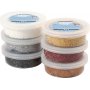 Foam Clay - bruine harmonie - metallic - 6 x 14 gr
