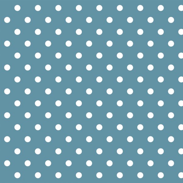 Waxdoek PVC Dot - Turkoois