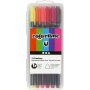 Colortime Fineliner Marker - gemengde kleuren - 12 st