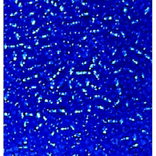 Rocaille kralen zilver omlijnd - blauw