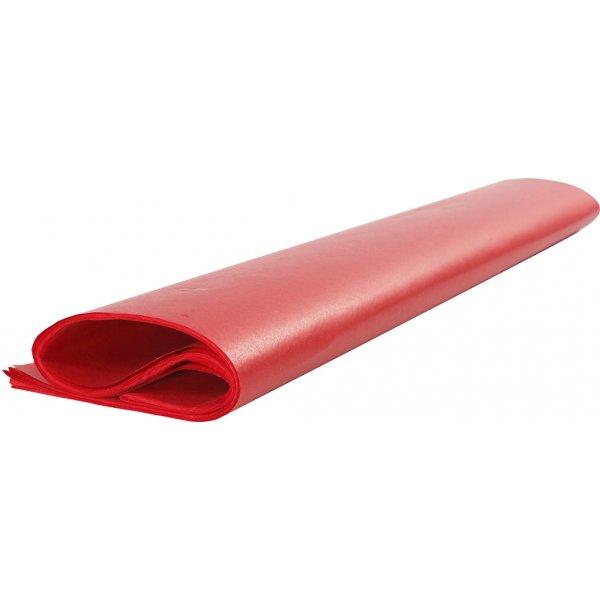 Vloeipapier - rood - 50 x 70 cm - 14 gr - 25 vellen Vloeipapier - rood - 50 x 70 cm - 14 gr - 25 vellen