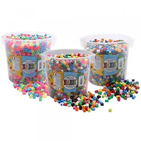 NABBI Tube kralen - Gemengde kleuren - Jumbo - 3x2450 st