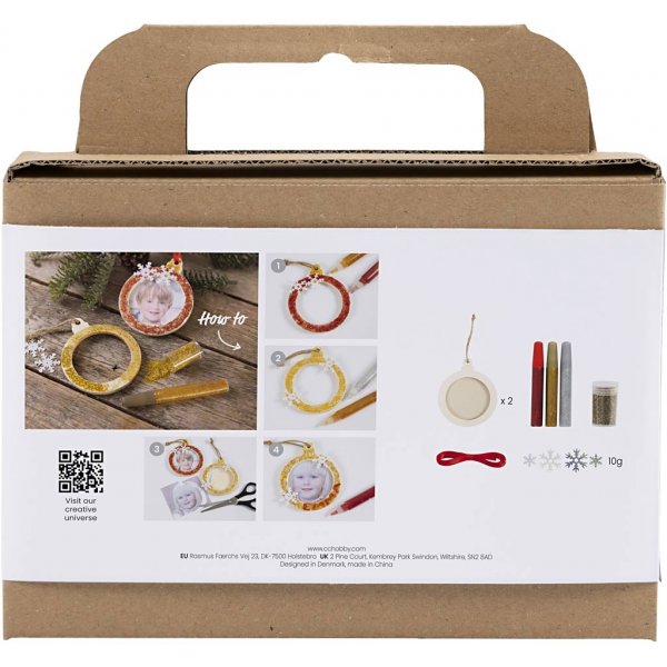 Mini DIY Kit Kerstdecoraties - Lijsten Mini DIY Kit Kerstdecoraties - Lijsten