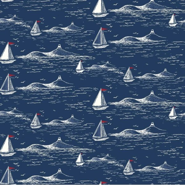 Zeilboten textiel wax canvas marine