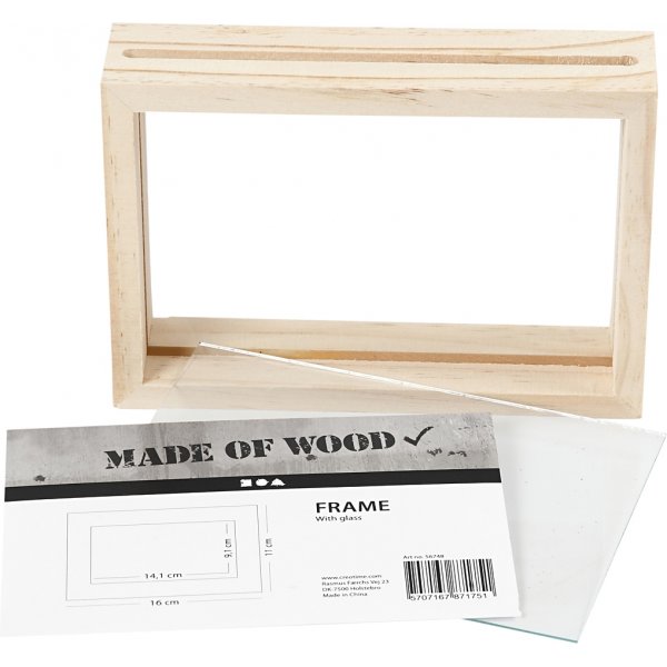 Dubbele lijst - 16 x 11 cm Dubbele lijst - 16 x 11 cm