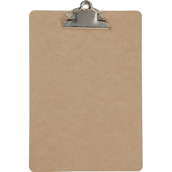 Klembord/tekenblok - zilver - A5
