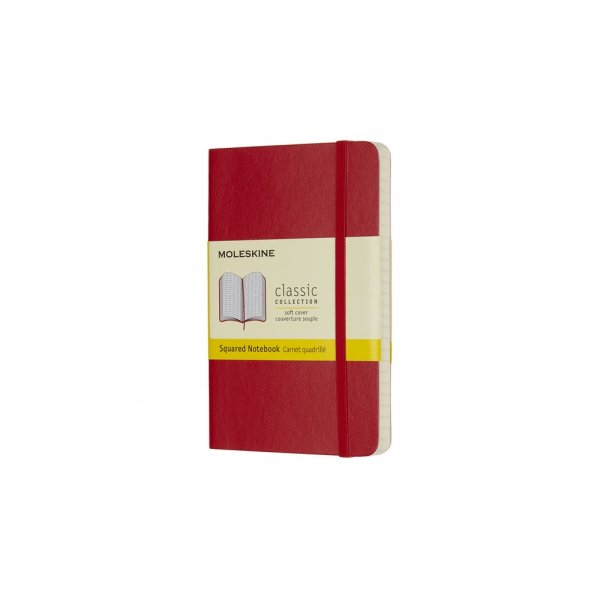 Notitieboekje Classic Pocket Geruit Zachte kaft