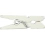 Mini wasknijpers - wit - 36 st