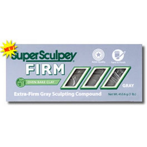 Sculpey Clay Super Firm 450g - Grijs