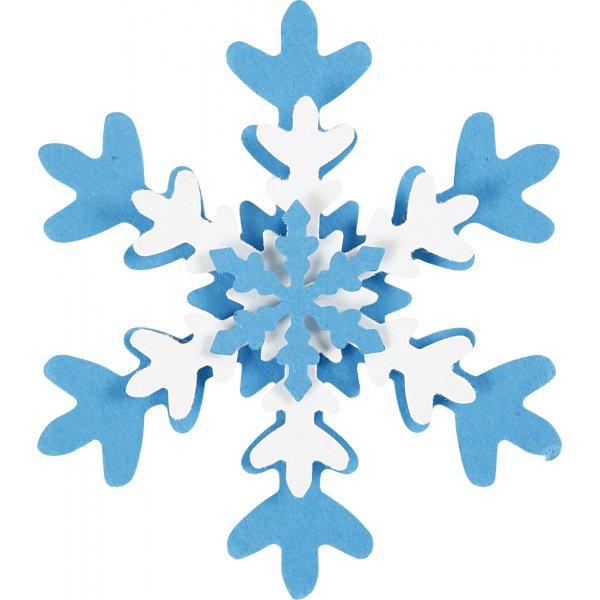 Laag-op-laag ponsen - Sneeuwvlok - 3 st Laag-op-laag ponsen - Sneeuwvlok - 3 st