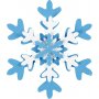 Laag-op-laag ponsen - Sneeuwvlok - 3 st