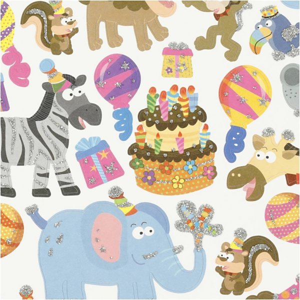 Stickers - Verjaardag van dieren Stickers - Verjaardag van dieren