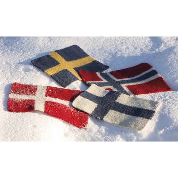 Breipatroon - Zitkussen met vlag