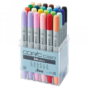 Copic Ciao set - 24 pennen - Basiskleuren Copic Ciao set - 24 pennen - Basiskleuren